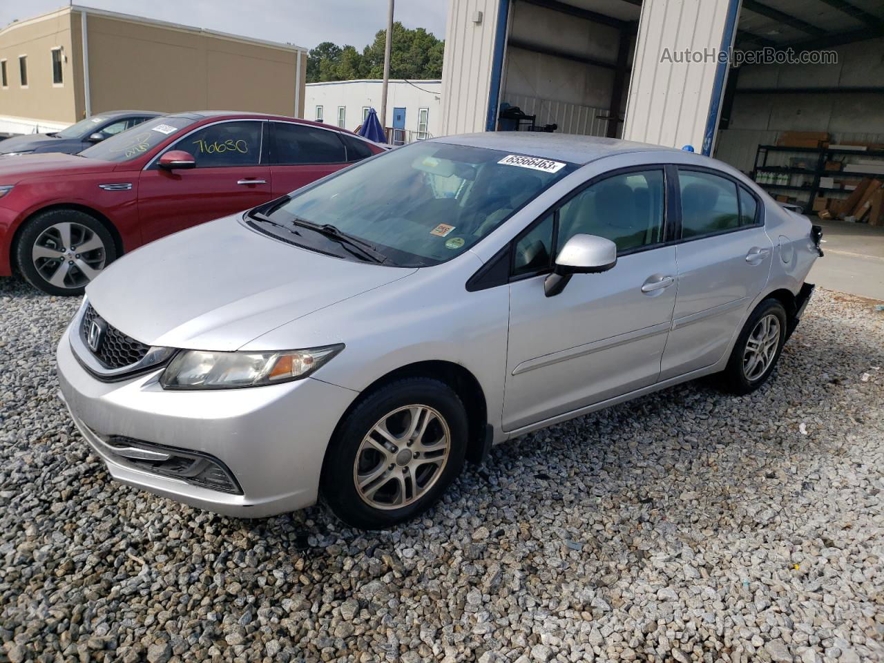 2013 Honda Civic Lx Silver vin: 2HGFB2F59DH300142