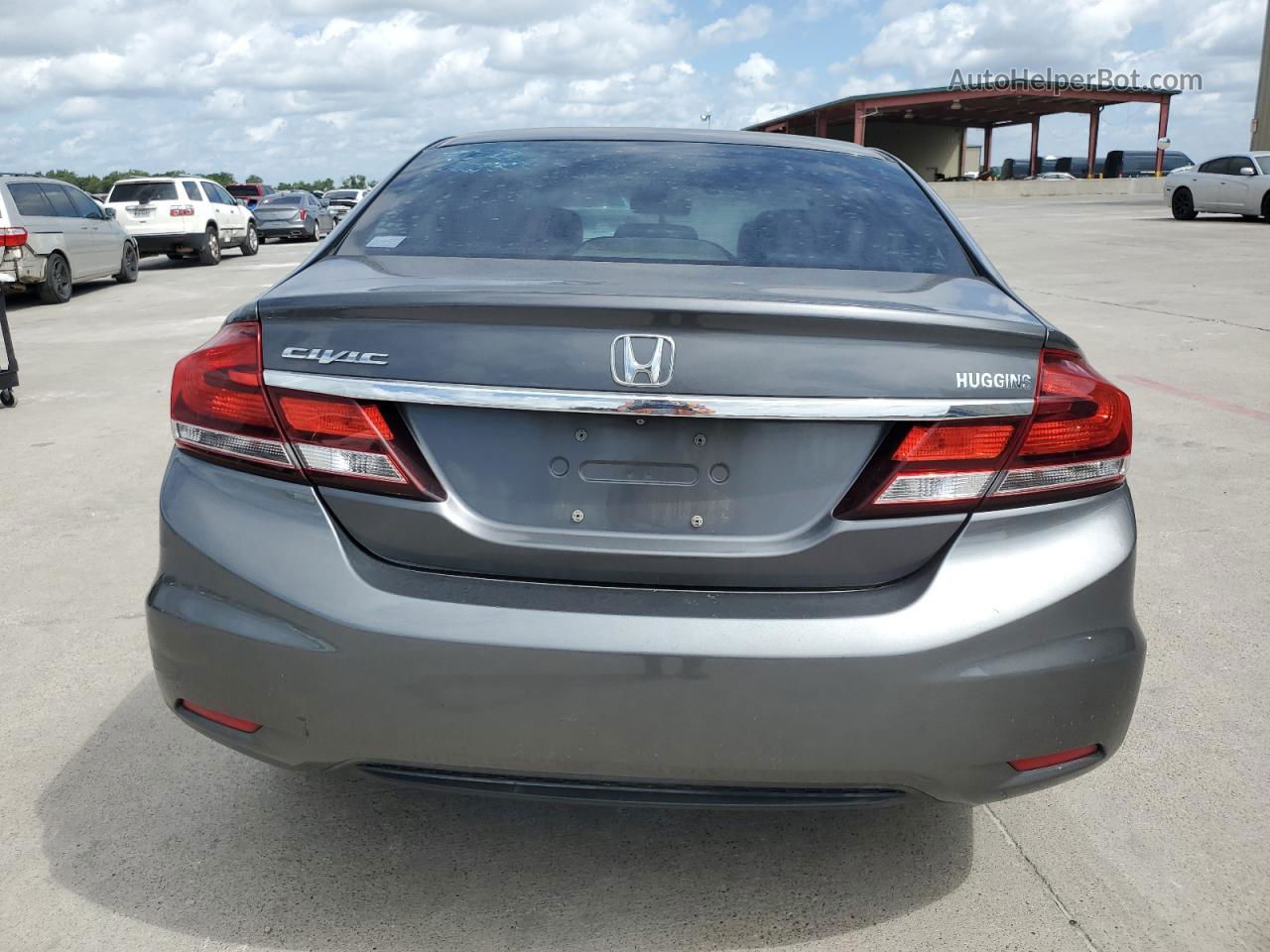 2013 Honda Civic Lx Gray vin: 2HGFB2F59DH541599