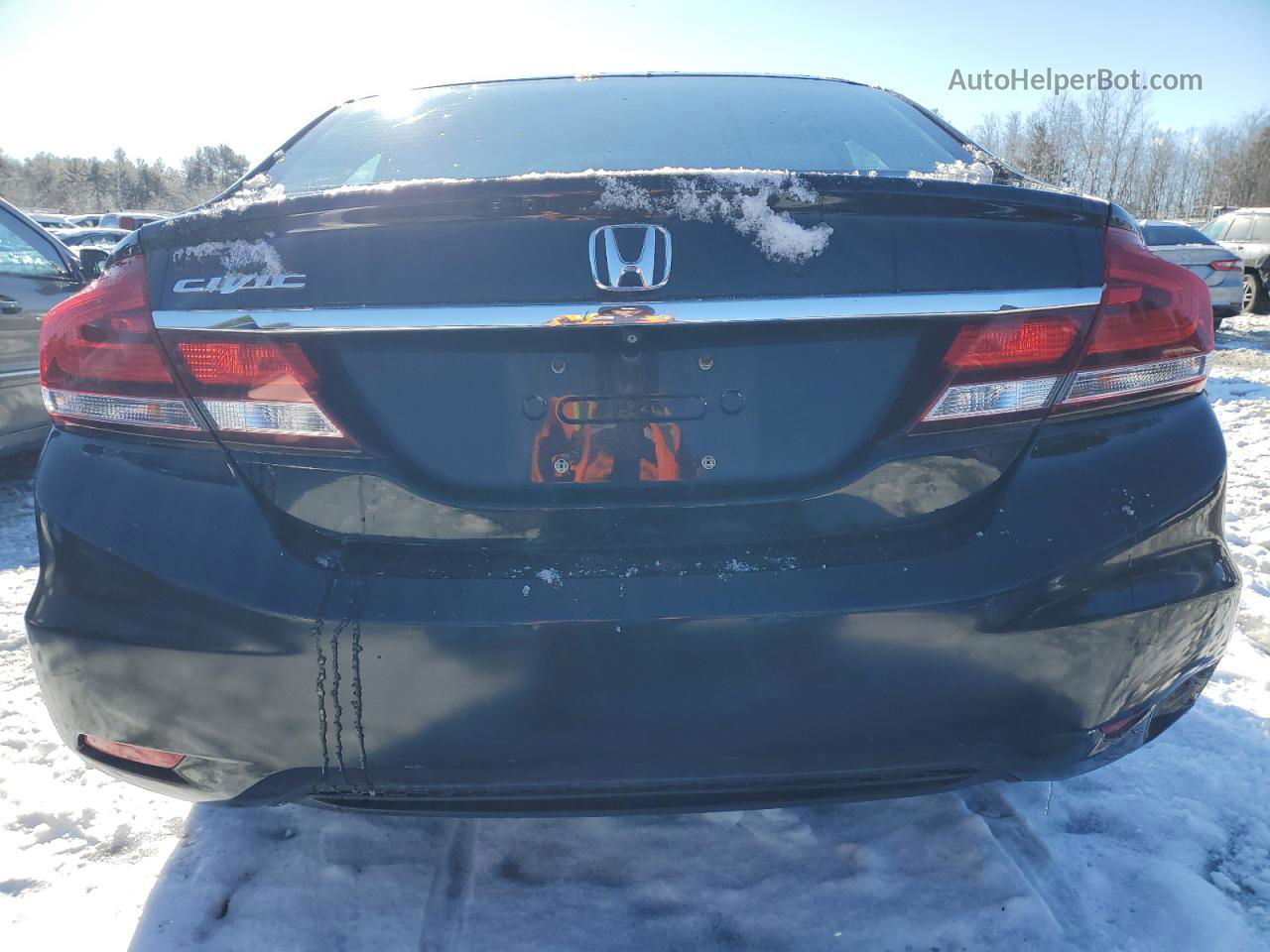 2013 Honda Civic Lx Black vin: 2HGFB2F59DH572416