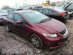 2014 Honda Civic Lx Красный vin: 2HGFB2F59EH504604