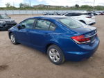 2014 Honda Civic Lx Blue vin: 2HGFB2F59EH520902