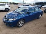 2014 Honda Civic Lx Синий vin: 2HGFB2F59EH520902