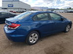 2014 Honda Civic Lx Blue vin: 2HGFB2F59EH520902