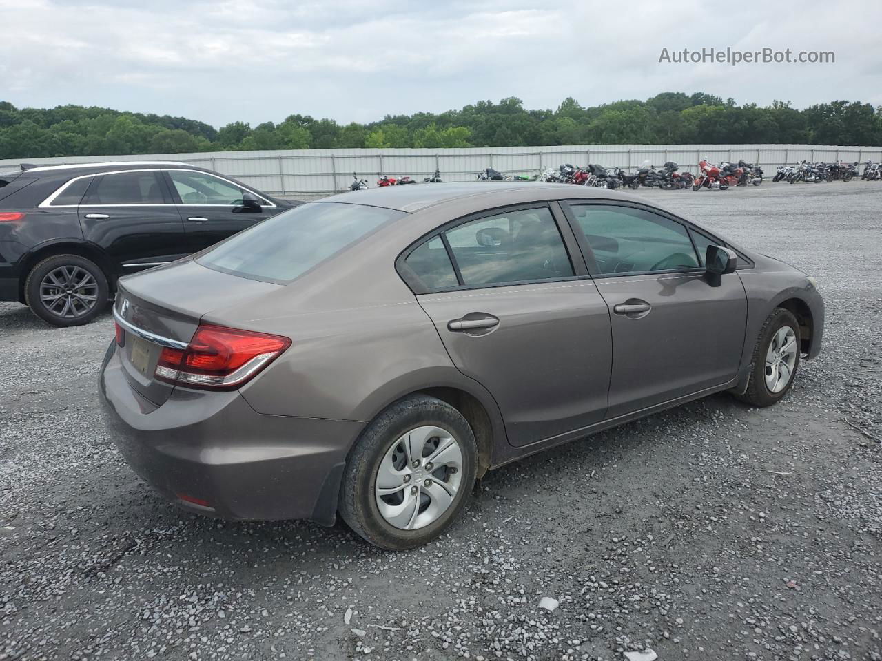 2014 Honda Civic Lx Серый vin: 2HGFB2F59EH528109