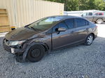 2014 Honda Civic Lx Gray vin: 2HGFB2F59EH534069