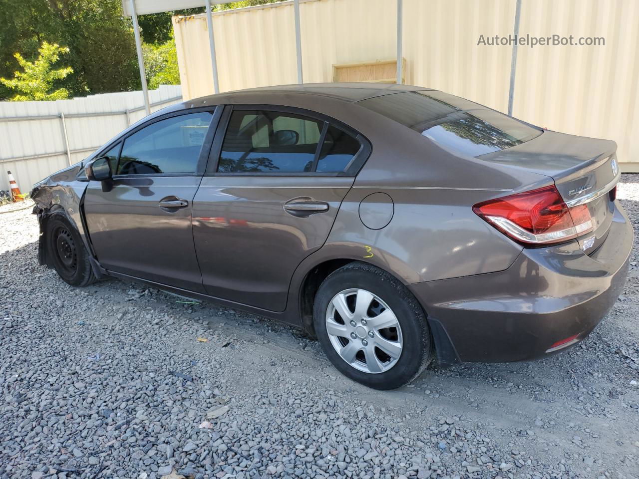 2014 Honda Civic Lx Gray vin: 2HGFB2F59EH534069