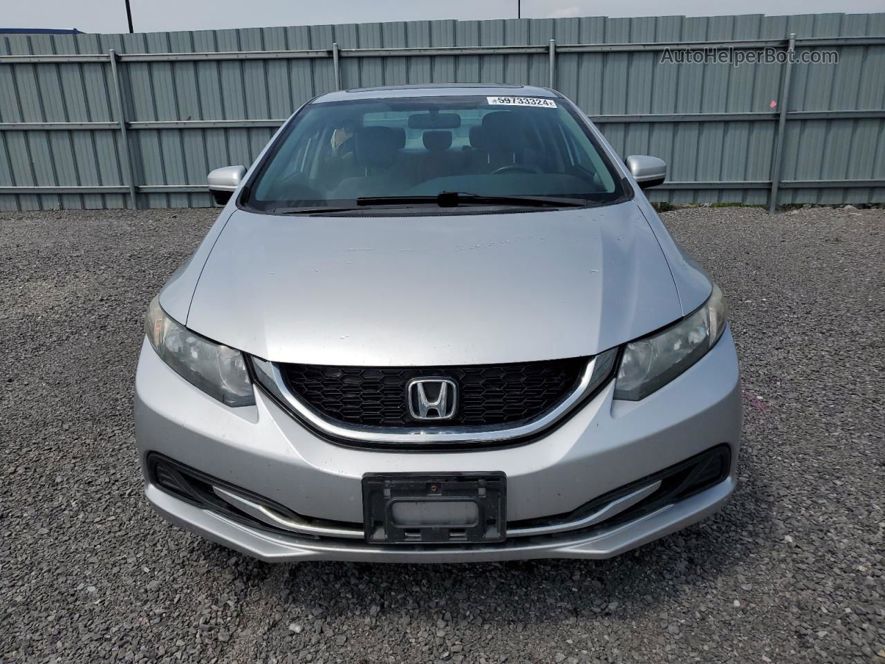 2015 Honda Civic Lx Silver vin: 2HGFB2F59FH021048