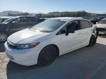 2012 Honda Civic Lx White vin: 2HGFB2F5XCH328661