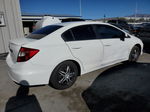 2012 Honda Civic Lx White vin: 2HGFB2F5XCH328661