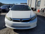 2012 Honda Civic Lx White vin: 2HGFB2F5XCH328661