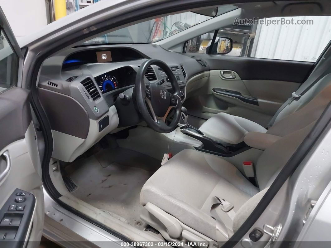 2012 Honda Civic Lx Серебряный vin: 2HGFB2F5XCH333696