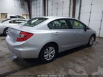 2012 Honda Civic Lx Silver vin: 2HGFB2F5XCH333696