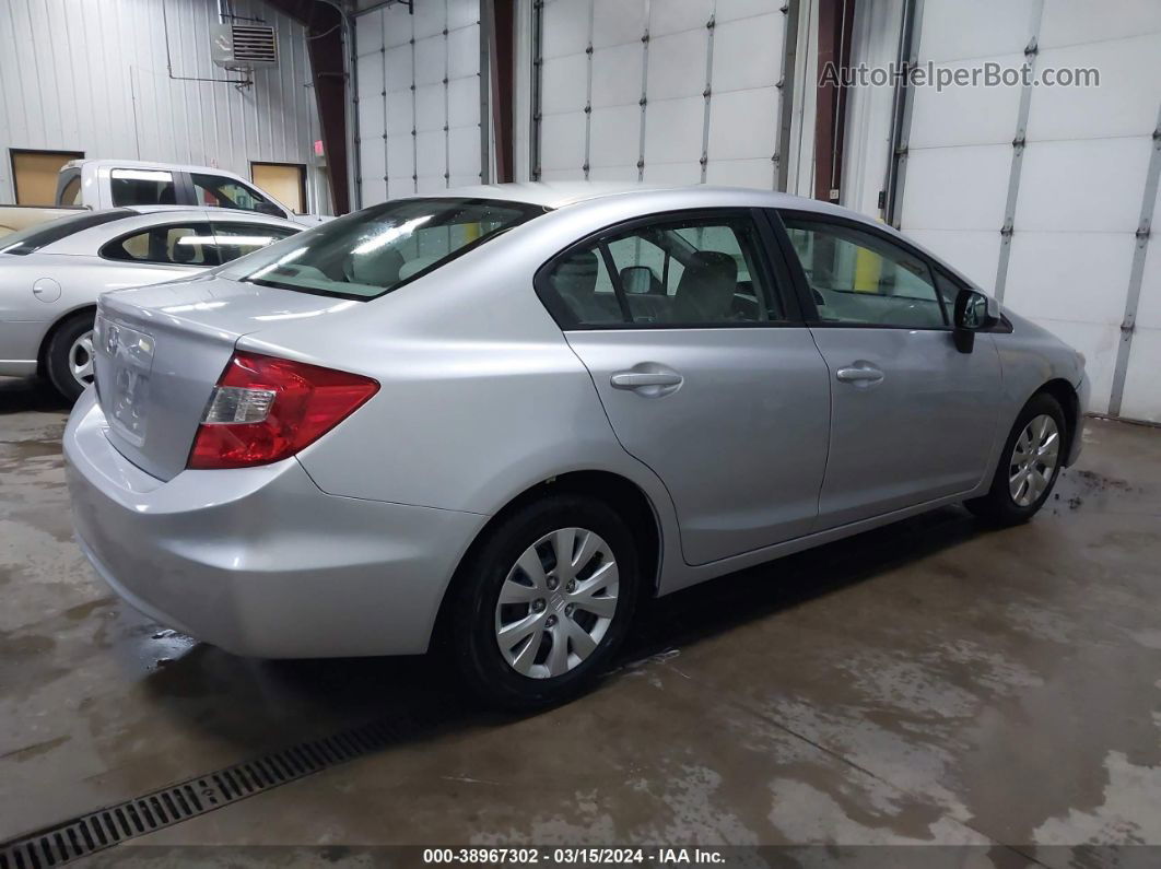 2012 Honda Civic Lx Серебряный vin: 2HGFB2F5XCH333696