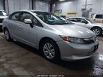 2012 Honda Civic Lx Silver vin: 2HGFB2F5XCH333696