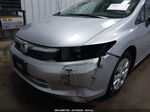 2012 Honda Civic Lx Серебряный vin: 2HGFB2F5XCH333696