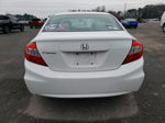 2012 Honda Civic Lx White vin: 2HGFB2F5XCH561486