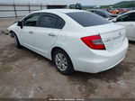 2012 Honda Civic Lx Белый vin: 2HGFB2F5XCH563707