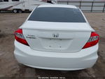 2012 Honda Civic Lx White vin: 2HGFB2F5XCH563707