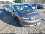 2012 Honda Civic Lx Gray vin: 2HGFB2F5XCH612050