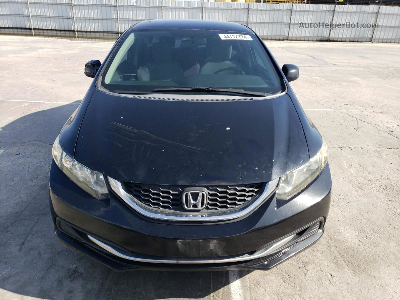 2013 Honda Civic Lx Black vin: 2HGFB2F5XDH301977