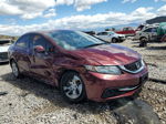 2013 Honda Civic Lx Burgundy vin: 2HGFB2F5XDH510846