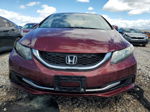 2013 Honda Civic Lx Burgundy vin: 2HGFB2F5XDH510846