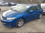 2013 Honda Civic Lx Синий vin: 2HGFB2F5XDH577351