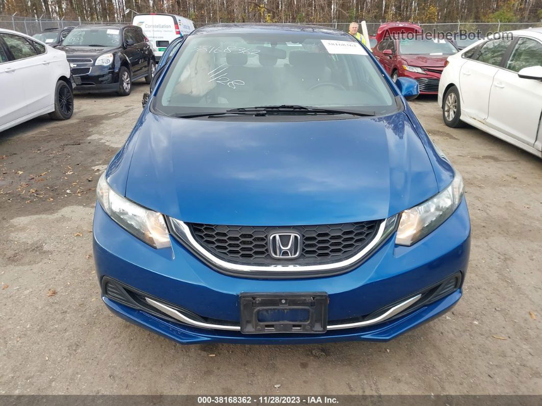 2013 Honda Civic Lx Синий vin: 2HGFB2F5XDH577351