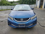 2014 Honda Civic Lx Blue vin: 2HGFB2F5XEH501422