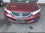 2014 Honda Civic Sedan Lx Maroon vin: 2HGFB2F5XEH519130