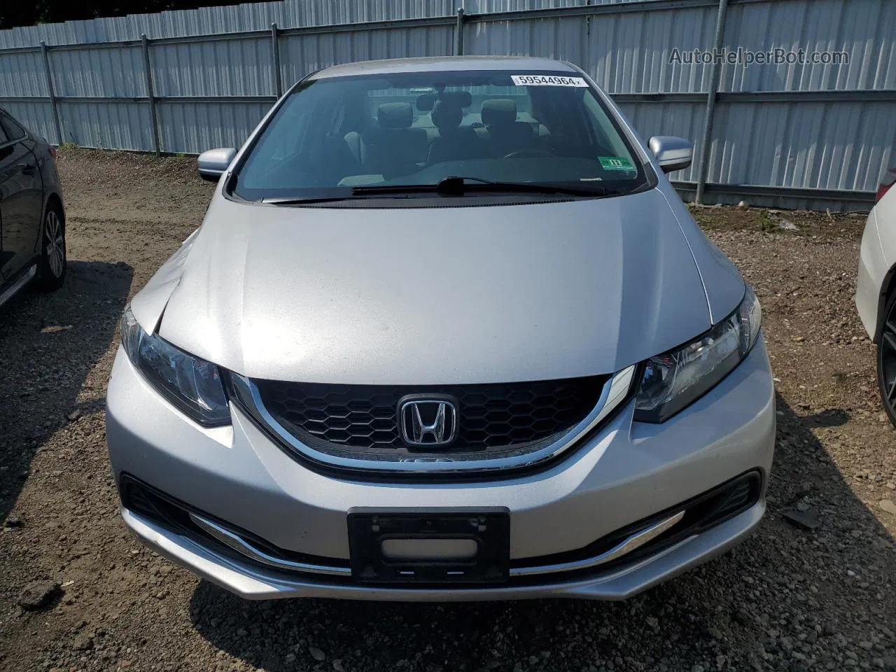 2014 Honda Civic Lx Серебряный vin: 2HGFB2F5XEH549051