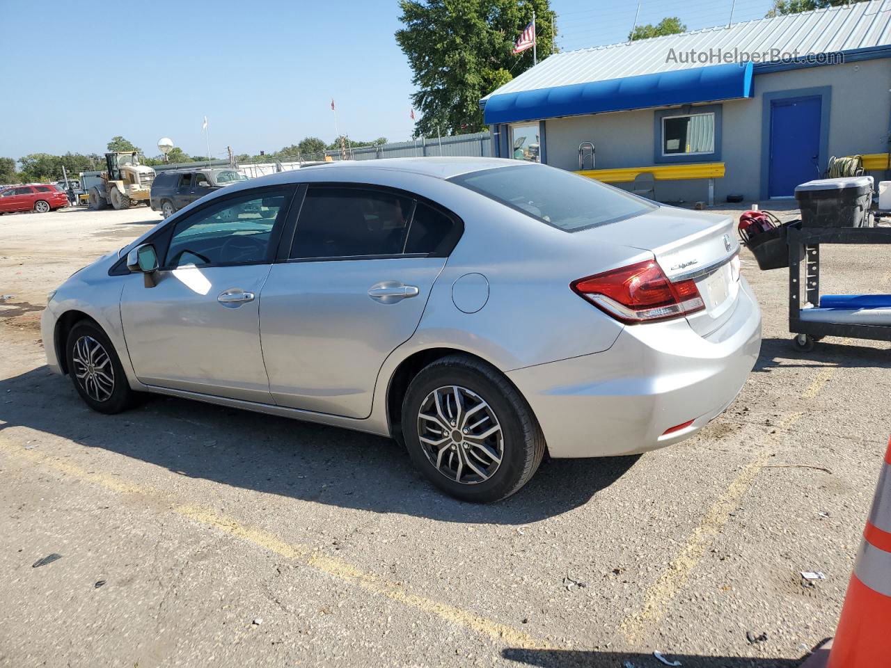 2015 Honda Civic Lx Silver vin: 2HGFB2F5XFH533448