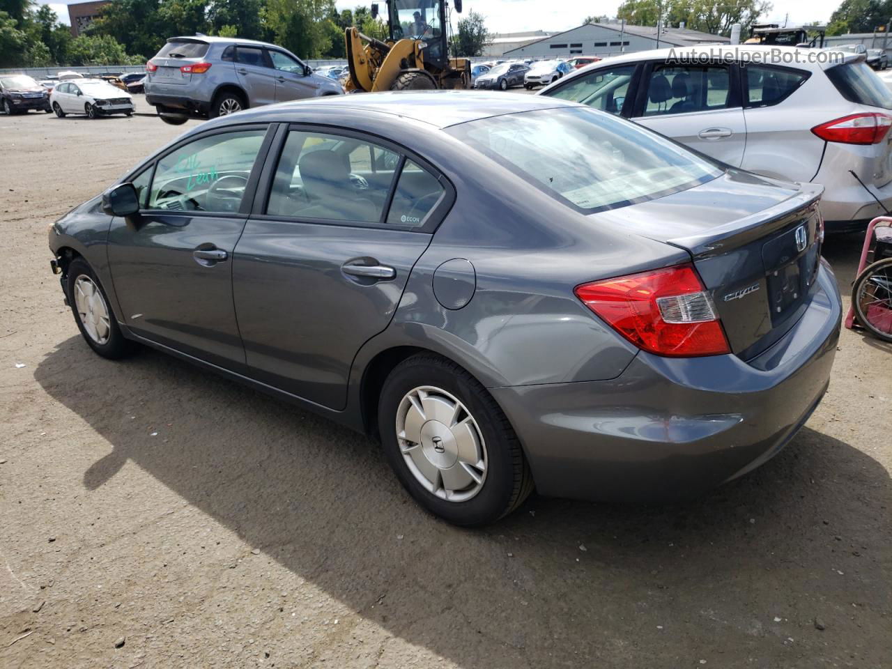 2012 Honda Civic Hf Gray vin: 2HGFB2F60CH548142