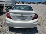 2012 Honda Civic Hf White vin: 2HGFB2F62CH550300