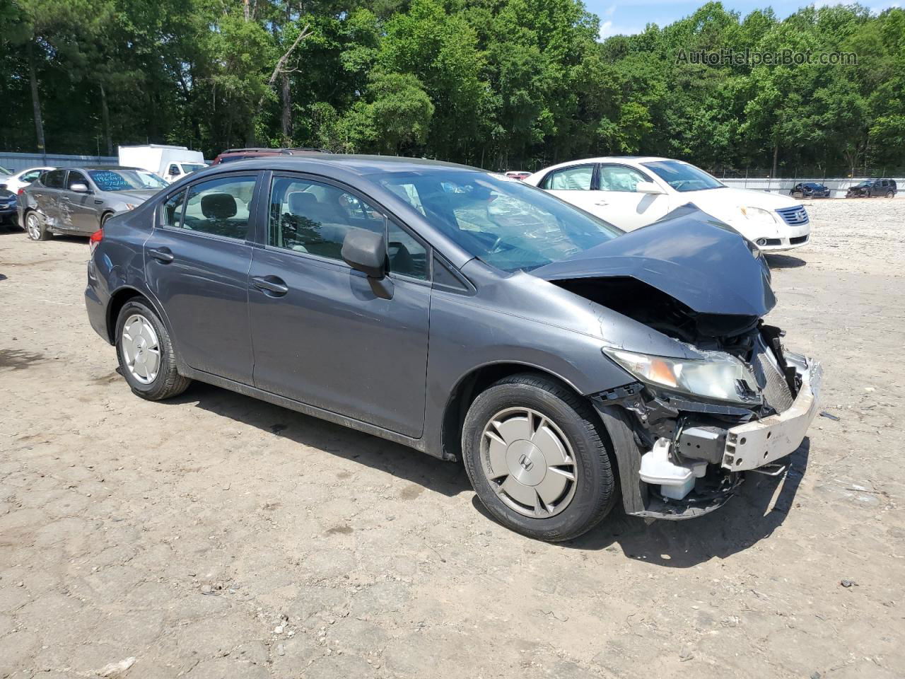 2013 Honda Civic Hf Gray vin: 2HGFB2F63DH528534