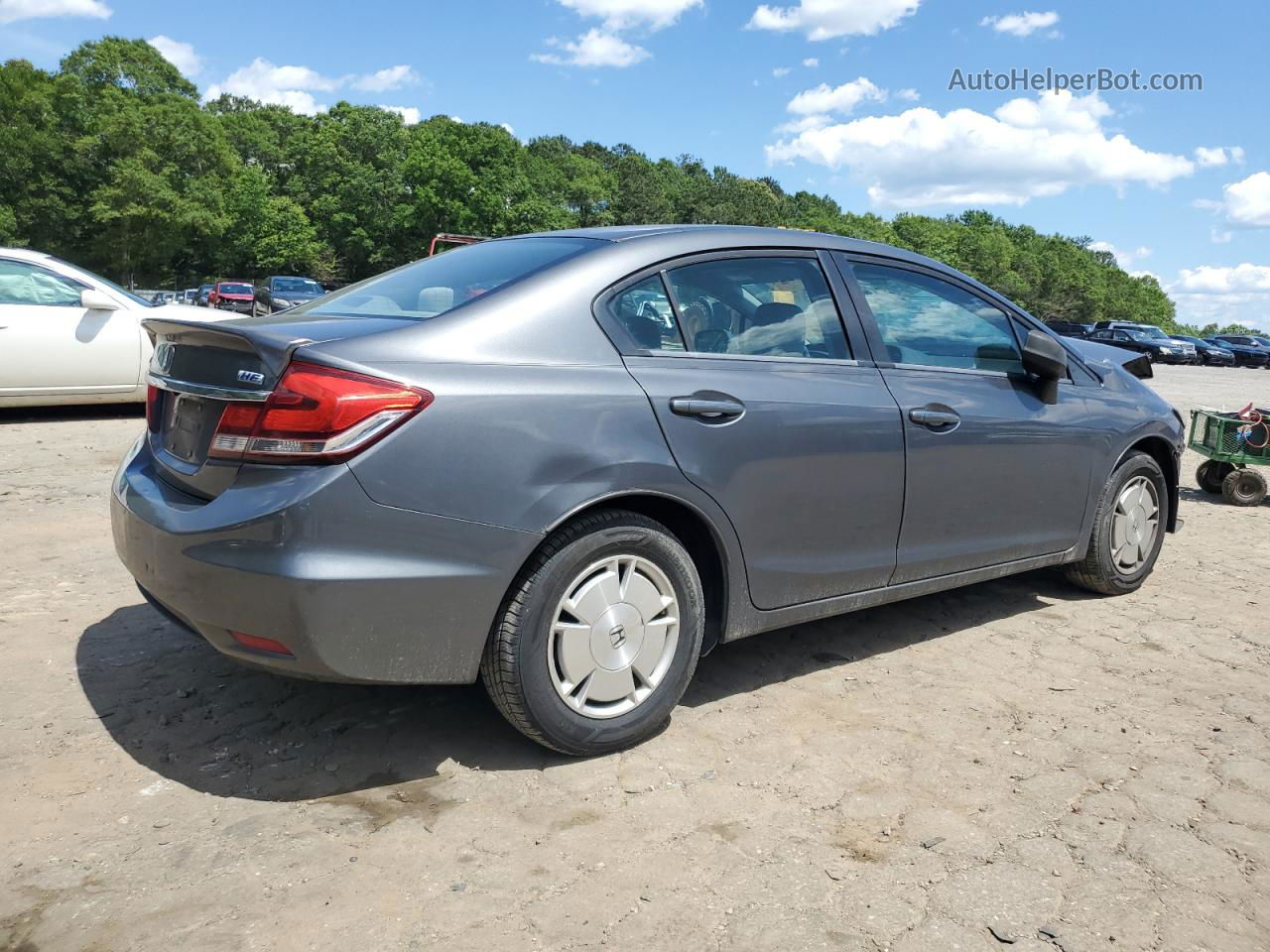 2013 Honda Civic Hf Gray vin: 2HGFB2F63DH528534