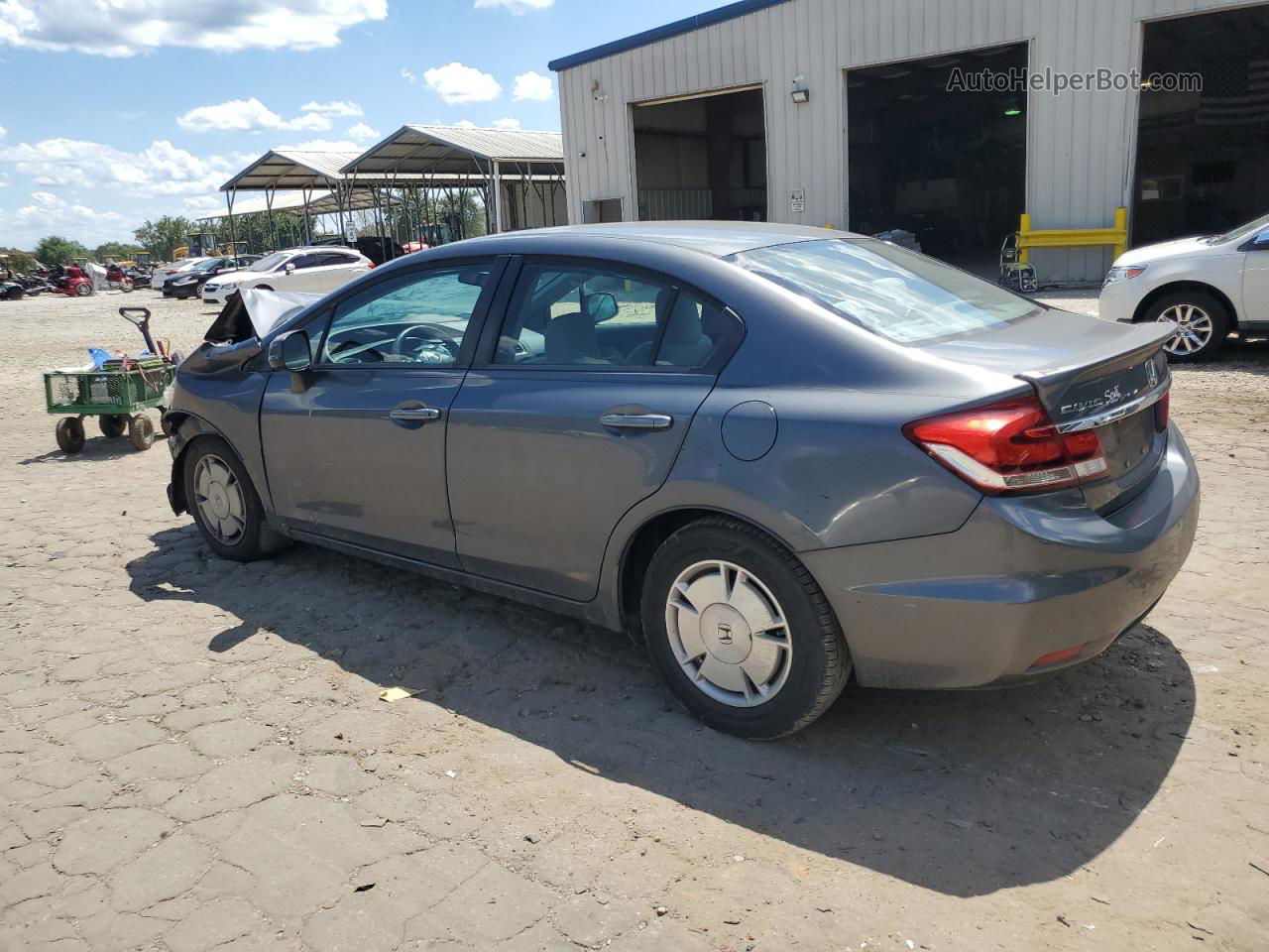 2013 Honda Civic Hf Gray vin: 2HGFB2F63DH528534