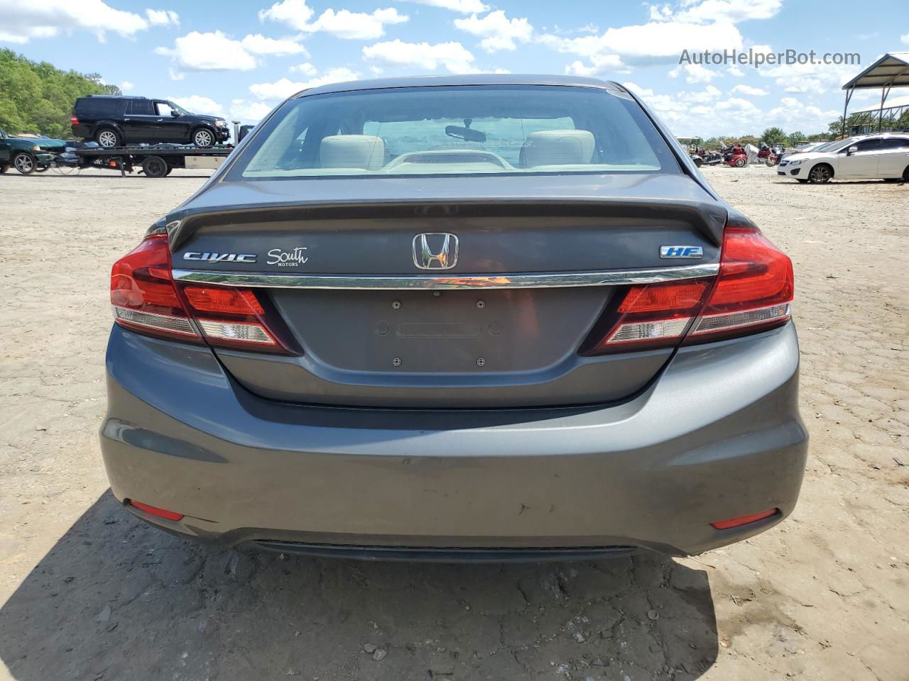 2013 Honda Civic Hf Gray vin: 2HGFB2F63DH528534