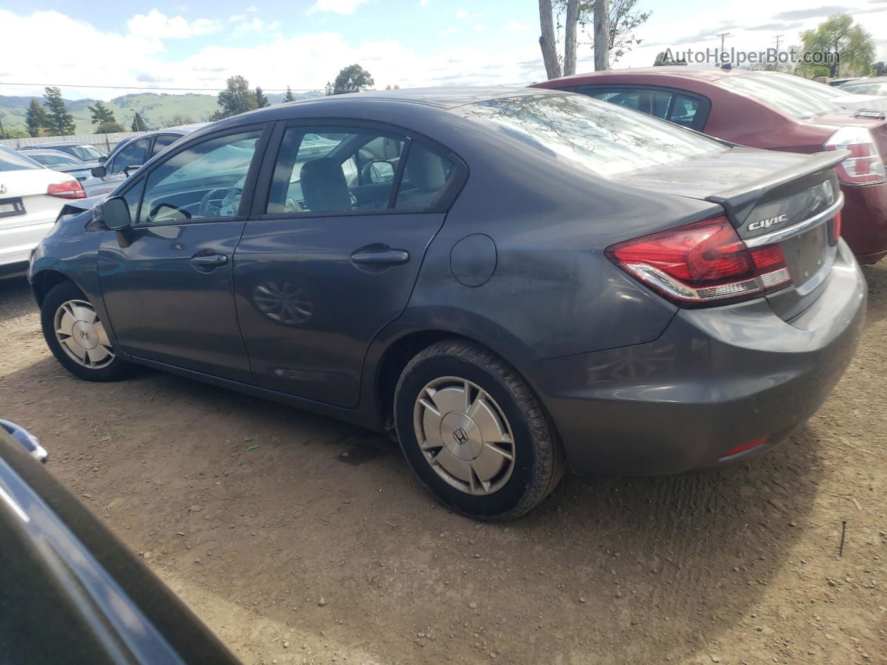 2013 Honda Civic Hf Gray vin: 2HGFB2F65DH531743