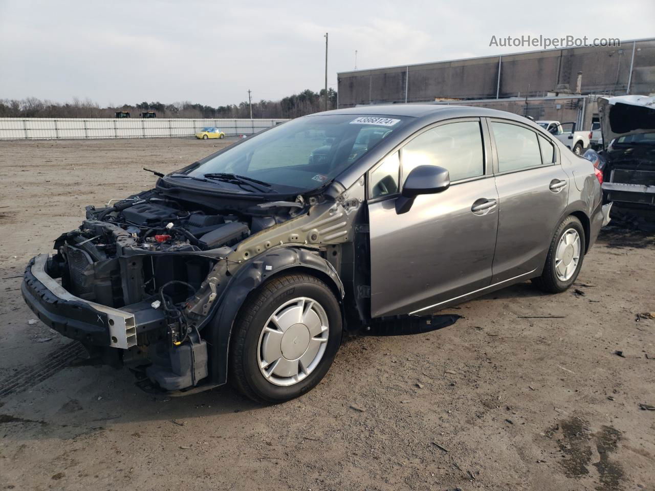 2012 Honda Civic Hf Gray vin: 2HGFB2F6XCH548150