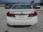 2013 Honda Civic Hf White vin: 2HGFB2F6XDH550952