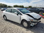 2013 Honda Civic Hf White vin: 2HGFB2F6XDH556895