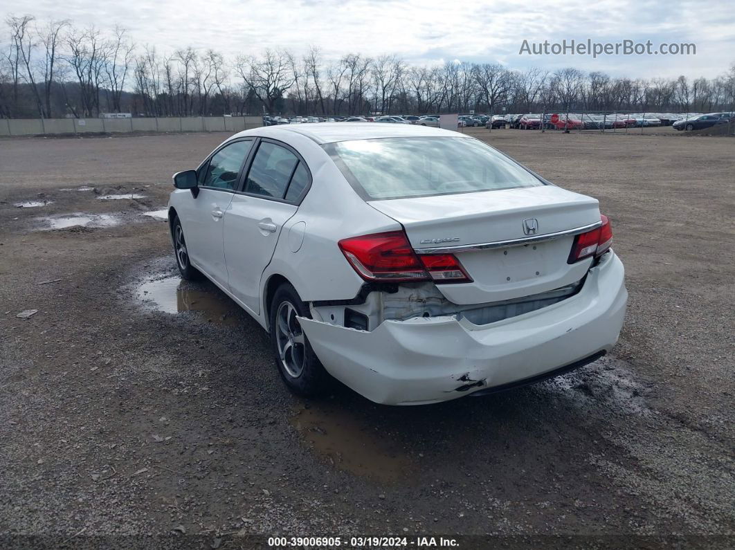 2015 Honda Civic Se White vin: 2HGFB2F72FH539049