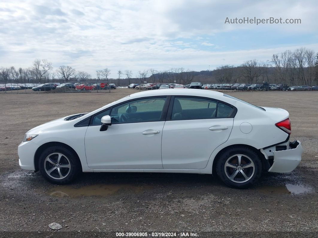 2015 Honda Civic Se White vin: 2HGFB2F72FH539049