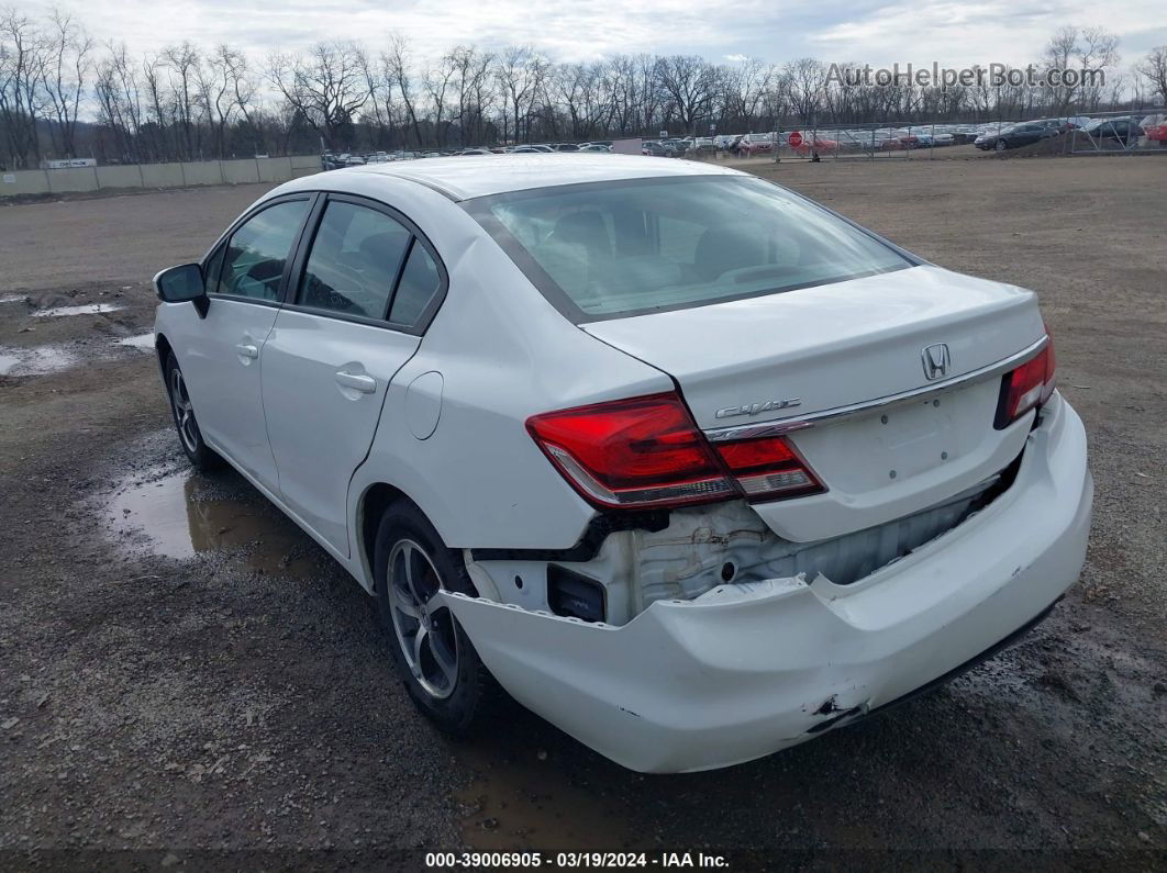 2015 Honda Civic Se White vin: 2HGFB2F72FH539049