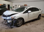 2013 Honda Civic Touring White vin: 2HGFB2F73DH102741