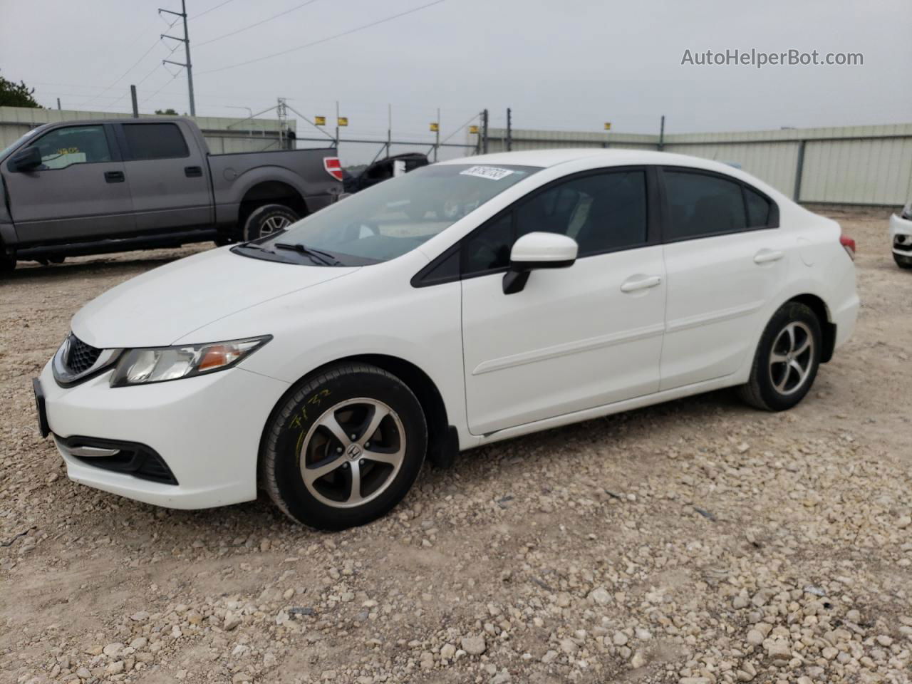 2015 Honda Civic Se White vin: 2HGFB2F73FH513060