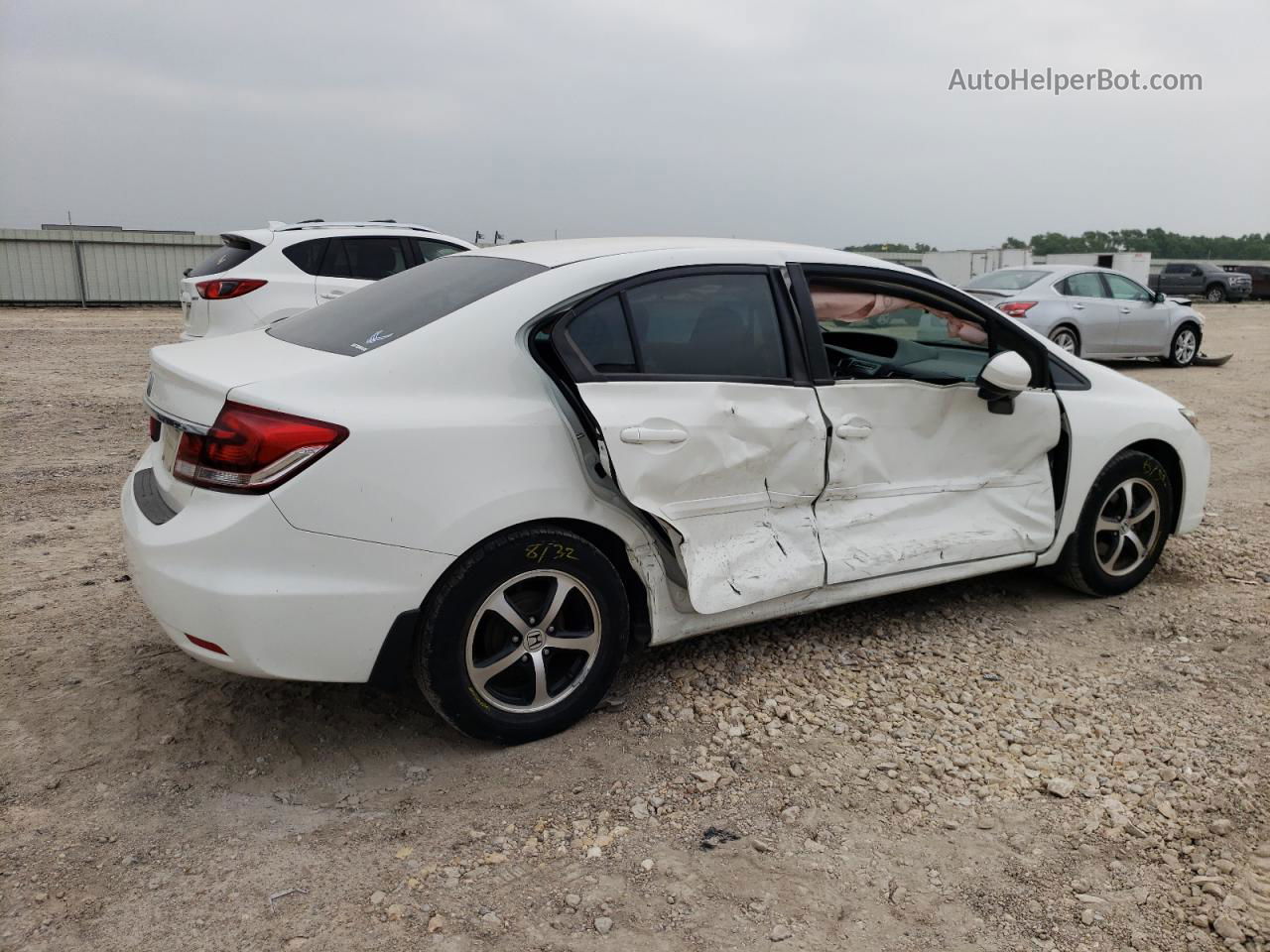 2015 Honda Civic Se White vin: 2HGFB2F73FH513060