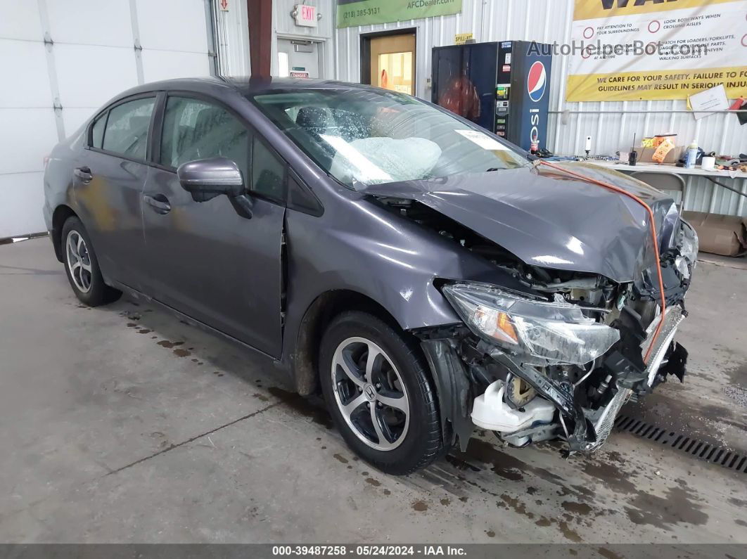 2015 Honda Civic Se Серый vin: 2HGFB2F75FH540969