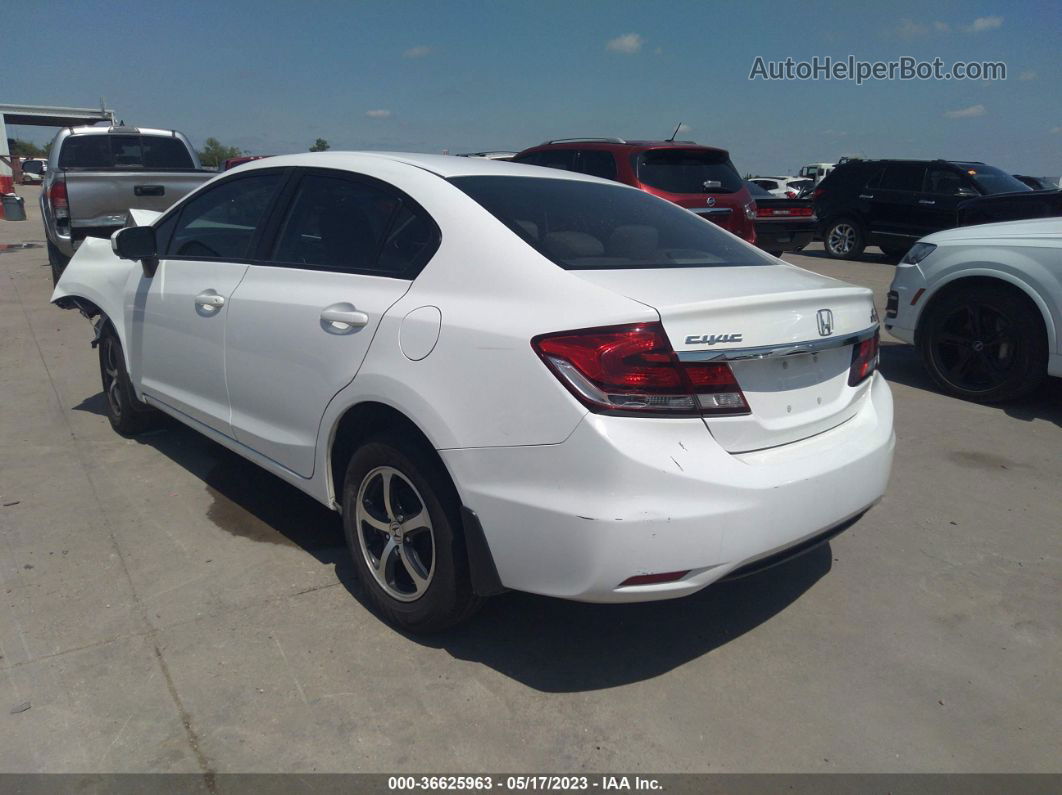 2015 Honda Civic Sedan Se White vin: 2HGFB2F75FH548487